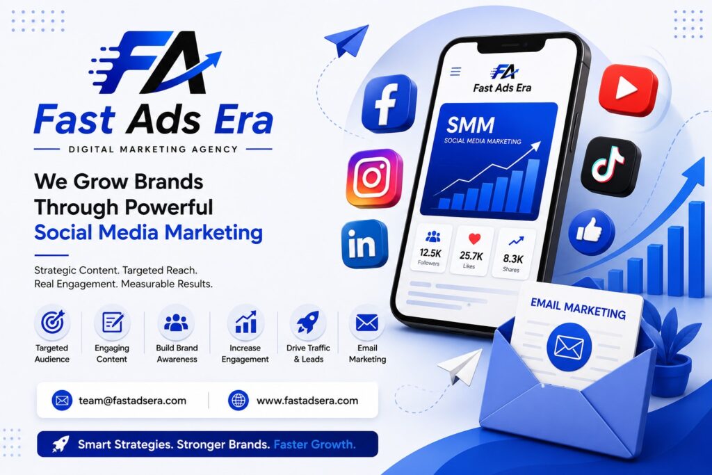 A professional digital marketing agency banner showcasing result-driven social media marketing services in Bangladesh to help online businesses grow faster.