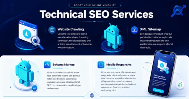 Technical SEO Services to improve website speed, security, mobile responsiveness, and Google search rankings.